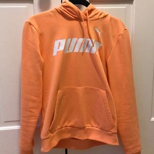 Orange puma sweatshirt